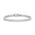 Riviera 3mm Diamante Moissanite 0.1ct Certificado GRA - Imagem 1