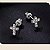 Brinco Cruz 1.5mm 0.015ct 8h8A moissanite certificado GRA - Imagem 4
