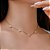 Colar choker corações banho ouro 18k em prata 925 legitima - Imagem 4
