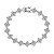 Pulseira Riviera Trevos Cravejado Prata Legítima 925 Eternal - Imagem 1