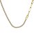 Colar minimalista riviera com elos banho ouro 18k prata 925 - Imagem 1