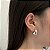 Brinco gota Hailey Bieber 23 MM em prata legítima 925 - Imagem 2