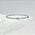 Bracelete Rígido Cravejado Ponto de Luz Prata Legítima 925 - Imagem 2