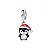 Berloque separador pinguim de natal prata Eternal Joias - Imagem 1