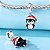 Berloque separador pinguim de natal prata Eternal Joias - Imagem 2