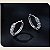 Brinco Argolinha Diamante Moissanite 3mm 0.1ct Prata 925 - Imagem 2
