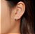 Brinco Argolinha Diamante Moissanite 3mm 0.1ct Prata 925 - Imagem 3