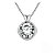 Colar ponto de luz moissanite 6.5mm 1.0ct prata legítima 925 - Imagem 1