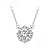 Colar elegância moissanite 6.5mm 1.0ct prata legítima 925 - Imagem 1