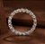 Anel aparador brilhante pedra moissanite 3mm 0.1ct prata 925 - Imagem 2