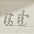Brinco Ear Hook Gotas Em Prata Legítima 925 Eternal Joias - Imagem 5