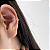 Brinco Piercing Fake Brilhante em prata legítima 925 - Imagem 3