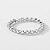 Anel brilhante aparador pedra moissanite 3mm 0.1ct prata 925 - Imagem 3