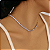 Colar Riviera 4mm Fecho Gaveta 4 Garras Prata 925 Eternal - Imagem 2