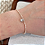 Pulseira Cristal Areia Em Prata 925 Legitima - Imagem 2