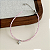 Pulseira Cristal Rosa Em Prata 925 Legitima - Imagem 3