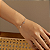 Pulseira Cruz Cravejada e Pérolas Em Prata 925 Legitima - Imagem 5
