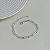 Pulseira Elos Entrelaçados Em Prata 925 Legitima - Imagem 2