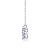 Colar ponto de luz moissanite 8mm 2.0ct prata legítima 925 - Imagem 2