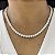 Colar riviera fecho gaveta pedras moissanites 5mm prata 925 - Imagem 5