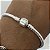 Bracelete Fecho Liso Para Berloques Banho de Prata - Imagem 3