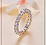 Anel aparador luxo pedra moissanite 3mm 0.1ct prata 925 - Imagem 5