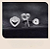 Brinco coração vazado moissanite 1mm 0.005ct em prata 925 - Imagem 3