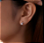 Brinco argolinha moissanite 5mm 0.5ct em prata 925 - Imagem 5