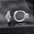 Brinco argolinha moissanite 5mm 0.5ct em prata 925 - Imagem 2