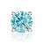 Brinco ponto de luz sky blue moissanite 6.5mm 1.0ct - Imagem 2