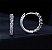 Brinco Argolinha Diamante Moissanite 2mm 0.03ct Prata 925 - Imagem 3