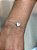 Pulseira coração princesa em prata legítima 925 cor: Prata - Imagem 2