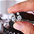 Brinco argolinha 9mm moissanite pedra 5mm 0.5ct em prata 925 - Imagem 2