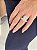 Anel solitário moissanite 11mm  5.0ct prata 925 Eternal - Imagem 2