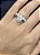 Anel solitário moissanite 8mm  2.0ct prata 925 Eternal - Imagem 2