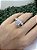 Anel solitário moissanite 9mm  3.0ct prata 925 Eternal - Imagem 2