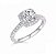 Anel classico moissanite 5mm 0.5ct prata 925 Eternal joias - Imagem 1