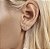 Brinco trevinho tarraxa baby Moissanite 0.027ct Prata 925 - Imagem 3