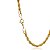 Colar cordao baiano 3mm  50cm hipoalergenico banho ouro 18k - Imagem 2