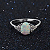 Anel opala natural oval em prata legítima 925 Eternal joias - Imagem 3