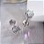 Brinco rosca ponto de luz moissanite 5mm 0.5ct prata 925 - Imagem 2