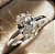 Anel solitario oval moissanite 8x10mm 3ct Prata 925 Eternal - Imagem 2