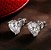 Brinco coração Moissanite 3.0ct Prata 925 Eternal - Imagem 3