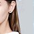 Brinco coração Moissanite 3.0ct Prata 925 Eternal - Imagem 2