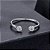 Anel ajustável pedra moissanite 3mm 0.1ct prata 925 Eternal - Imagem 2