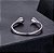 Anel ajustável pedra moissanite 3mm 0.1ct prata 925 Eternal - Imagem 3
