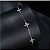 Pulseira trevos moissanite 2mm 0.03ct Eternal joias - Imagem 2