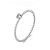 Anel solitario delicado moissanite 0.1ct Prata 925  Eternal - Imagem 1