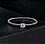 Anel solitario delicado moissanite 0.1ct Prata 925  Eternal - Imagem 3