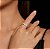 Anel Meia Aliança Princesa Moissanite .5ct Prata 925 Eternal - Imagem 4